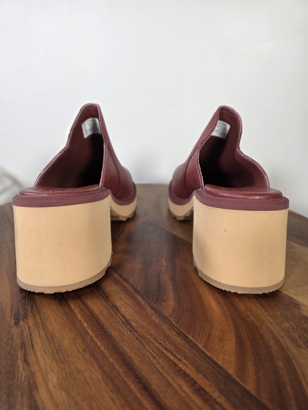Sorel Hi-Line Heel Mule Boots - Spice / Tawny Buff Size 8 - Picture 6 of 16